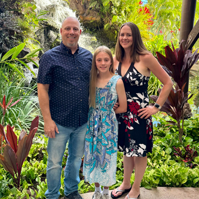 My younger son and his Family